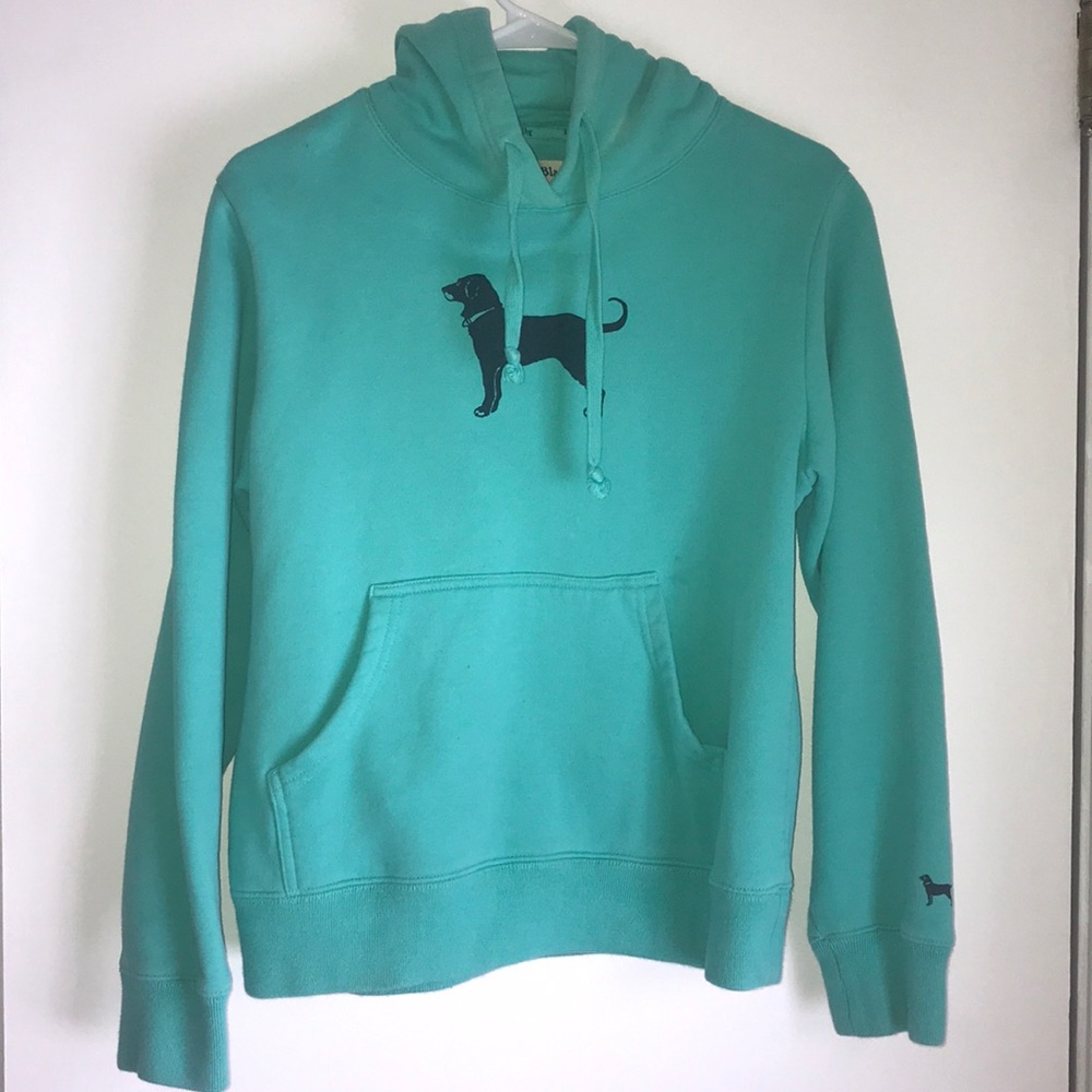 The Black Dog Teal Hooded Sweatshirt